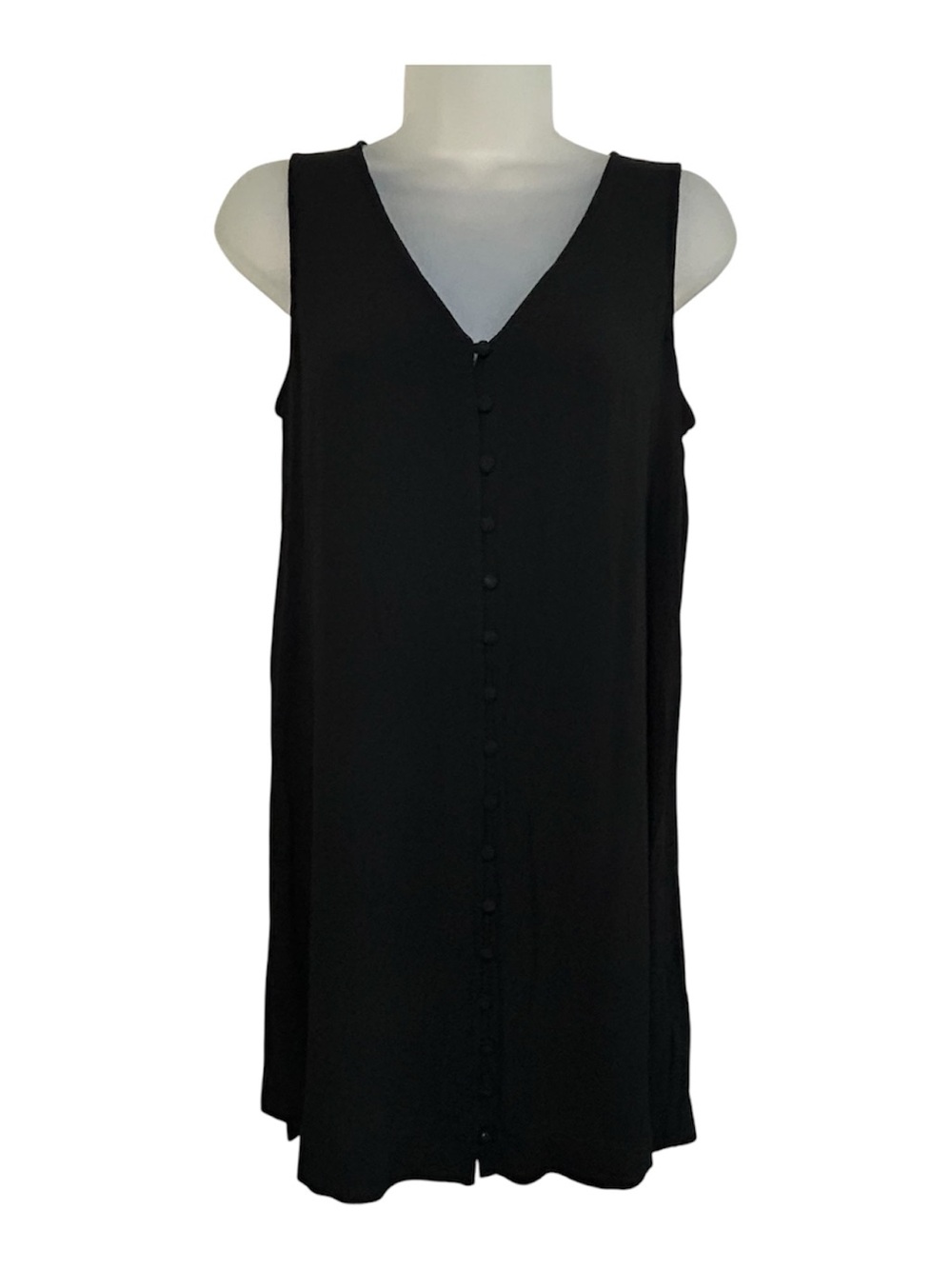 Madewell Women’s Dress Black Mini Sleeveless Party Fall Lightweight Sz Small
